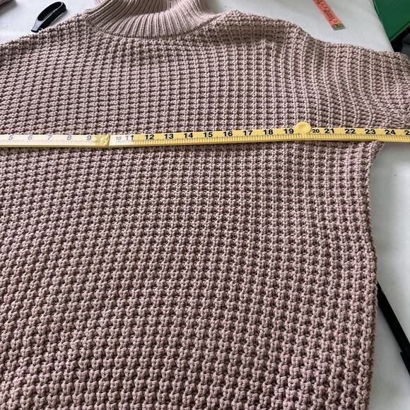 Guess sweater Chucky ribs Women XL Blush Cotton Blend Zip arm - Picture 10 of 16